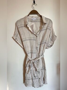 NWT GILLI COTTON MIDI DRESS WITH BELT